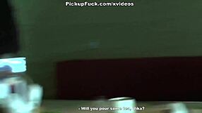 stunning young girl picked up for outdoor sex