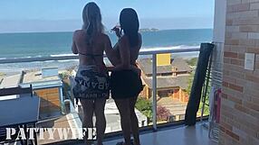 i took my friend to my ap and we licked each other's pussies while her husband wasnt home, adding some fingering too