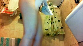 Wet Shower Masturbation: Squirting Orgasm, Are You Spying?