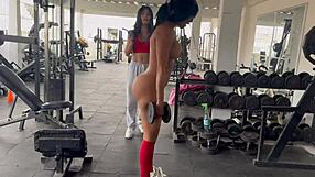 Trans girl shows exercise routine but makes me strip naked - May Hernandez.