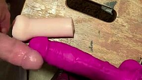 Hey, check out this fleshlight creampie with my monster cock, amateurs love it
