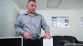 uhh, keepin the boss happy with gay man masturbation movie, ya know?