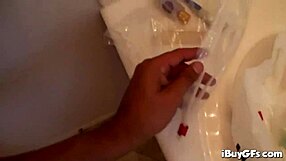 Can this lingerie-clad teen 18+ girlfriend handle denice k's intense blowjob close-ups?