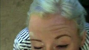 Watch this amateur ex-girlfriend take huge cum shots on her face!