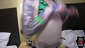 Rome major and chole carter in an intense scene ending with cum on mouth