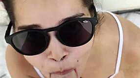 Hot at home, Debora craves deepthroat blowjob and outdoor doggystyle - part 2