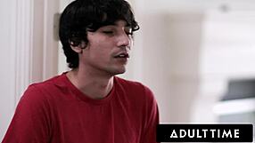 Eliza ibarra loses her glasses and interacts with stepbrother ricky spanish in a european setting