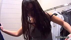 i seduced the enchanting czech teen in the mall. then plowed her tight asshole in pov