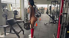 Trans girl shows exercise routine but makes me strip naked - May Hernandez.