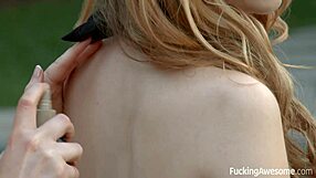 Charlotte Stokely Licks Girlfriend's Pussy During Lesbian Fucking with Dildo