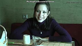 stunning young girl picked up for outdoor sex