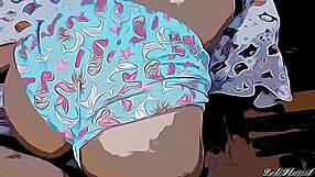 Perverted stepfather forces latina to do unwanted things in cartoon part 1