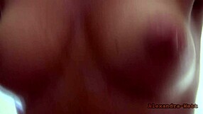 Cock pounds tight ass and pussy hard