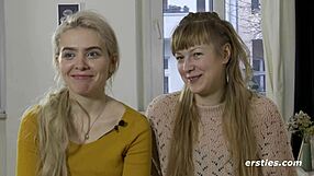 Amateur lesbians explore with anal and pussy toys for orgasm.