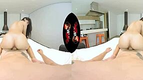 Tiny latina teen gets tight pussy pounded in pov vr reality scene