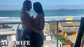 i took my friend to my ap and we licked each other's pussies while her husband wasnt home, adding some fingering too