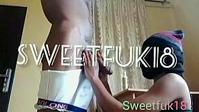 chioma my new girlfriend moans loud with my huge cock inside her yummy pussy full video