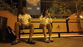 Old housewife caught cheating and punished on the street