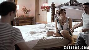 Heartless stepbrothers dp helpless sick stepmom?