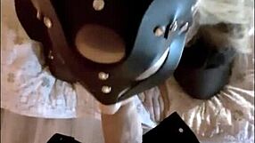 Blonde Sucks Monster Cock With Small Tits!