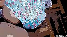 Perverted stepfather forces latina to do unwanted things in cartoon part 1