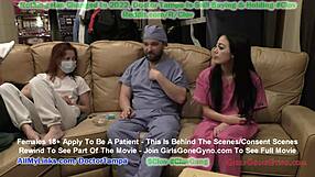 new hooters girl blaire celeste undergoes physical examination by dr stacy shepard