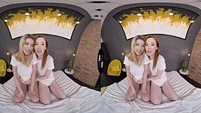 Virtual reality porn with shaved blondes and redheads who like it taboo