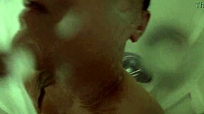 Thick girl showers dirty