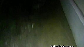 shorthaired beauty fucks outdoors