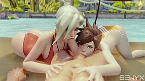 Hey Sluts! Who Can Suck Balls Better in This 3D SFM Deepthroat Game?