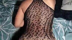 That Brunette's Ass In Lingerie Looks So Tempting