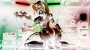 Oh, these C23 robot whores partying in dystopian visuals!