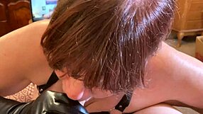 POV METAL GRANNY CARMEN SUCKS BIG COCK HARD IN REALITY MILF SESSION!