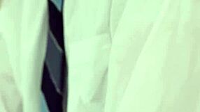 Wow, hot mormon babe rides cock for cumshot!