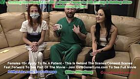 new hooters girl blaire celeste undergoes physical examination by dr stacy shepard