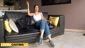 very tight latina college student wet pussy stretched in model audition