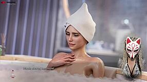 Ms Denvers - Ep 14 Spying on Sexy Milf Bathing with Big Tits