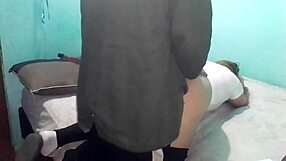 COGEMOS DE PERRITO on a Cold Day in a Cozy Double Bed with Latina Milf Amateurs