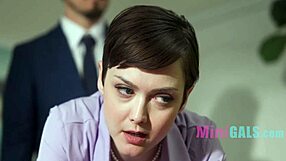 hey, wanna watch this petite secretary seduce her boss with ease?