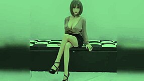 The story of a sexy asian fuck doll in action