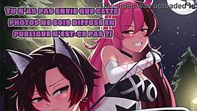 1 ruby et blake vous recueillent et vous dressent rwby hentai joi femdom denial féminisation petplay
