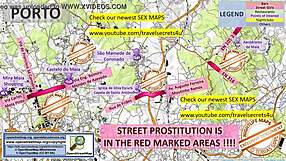 Porto Portugal Street Map of Massage Parlours and Brothels on Hdpornt
