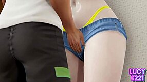 Caught soft elastic Pikachu in wild uncensored anime action