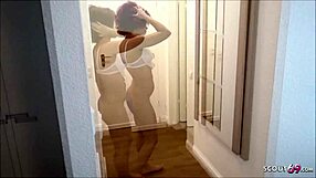 Fucking and pissing on German teen whore Lara!