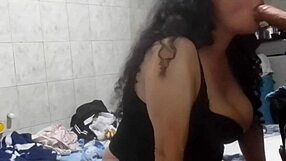 Pretty Girl Deepthroats Big Cock After Party