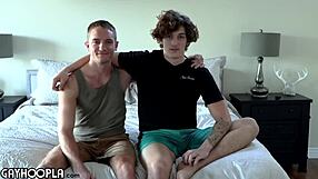 Hairy Otter Receives Straight Jock's Facial In Hot Gay Sex