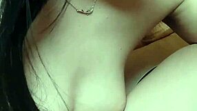 Asian Milf Inserts 20cm Toy Into Tight Pussy, Stretching It Wide