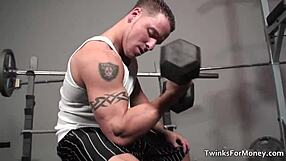 two hot gay twinks engage in hardcore blowjob and sex session