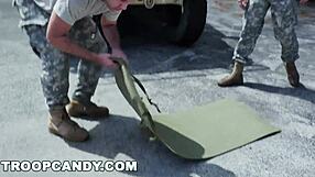 sergeant commands, 'bend over for anal training, soldier'