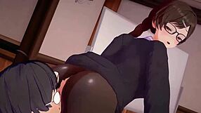 Pareja Follando 3d Animación With Big Tits Teen 18+ And Monster Cock